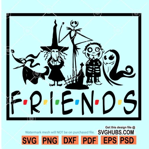 Friends Halloween SVG