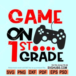 Game On 1st Grade SVG