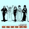 Halloween ghoul squad SVG, Morticia Addams svg, Lily Munster svg