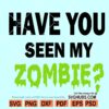 Have you seen my zombie SVG