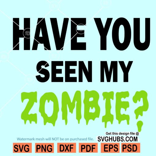 Have you seen my zombie SVG
