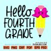 Hello 4th grade SVG