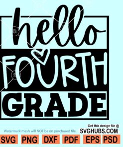 Hello fourth grade SVG