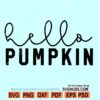 Hello pumpkin SVG