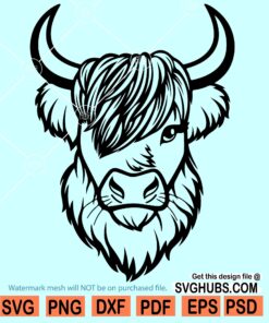 Highland Bull SVG