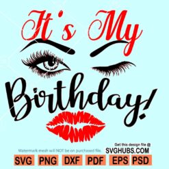 Its my birthday SVG