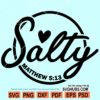 Matthew 513 Salty SVG