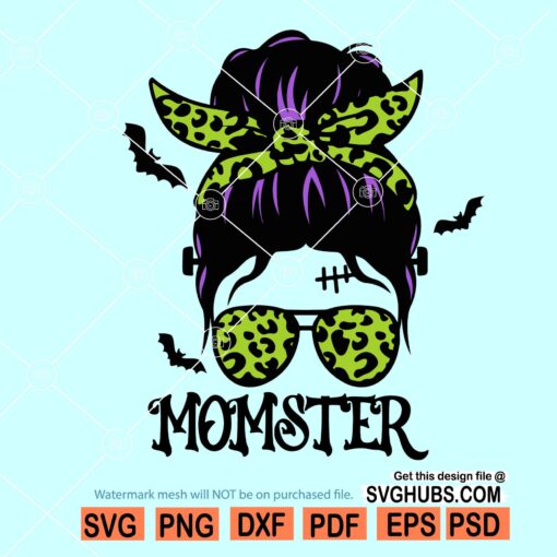 Momster Halloween svg