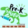 Pre-K Saurus Svg