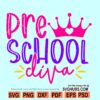 Preschool diva SVG