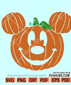 Pumpkin Mickey Halloween SVG