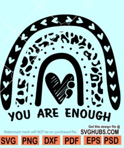 You are enough SVG