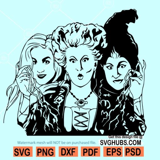Sanderson Sisters SVG