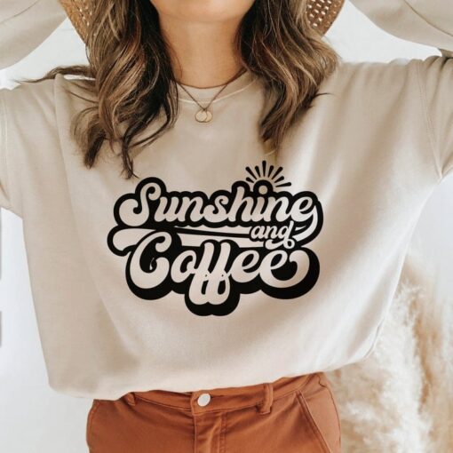 Sunshine and Coffee svg, Coffee lover svg, Summer shirt svg