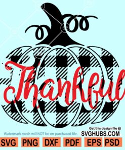 Thankful Pumpkin SVG