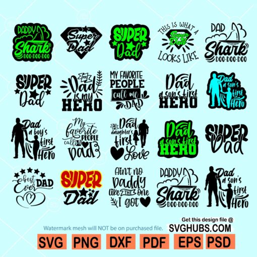 Dad svg bundle, Fathers day svg bundle, Dad Life SVG Bundle, Father's