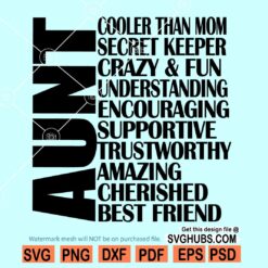 Aunt adjective SVG