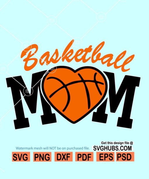 Basketball mom SVG file