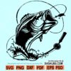 Bass fishing SVG, Fish and hook SVG, Fishing pole svg, fishing svg, Fishing Dad svg, Weekend hooker svg