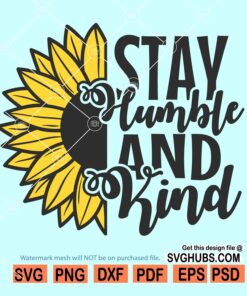 Be kind sunflower SVG