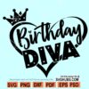 Birthday diva SVG