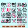 Breast cancer awareness SVG bundle