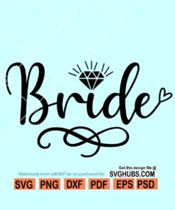 Bride Svg file