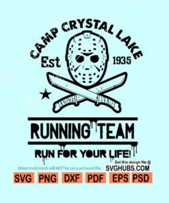 Camp Crystal Lake svg, Camp Counselor Svg, Jason SVG, Friday the 13th svg, Jason Vorhees svg