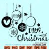 Days untill Chrismas SVG