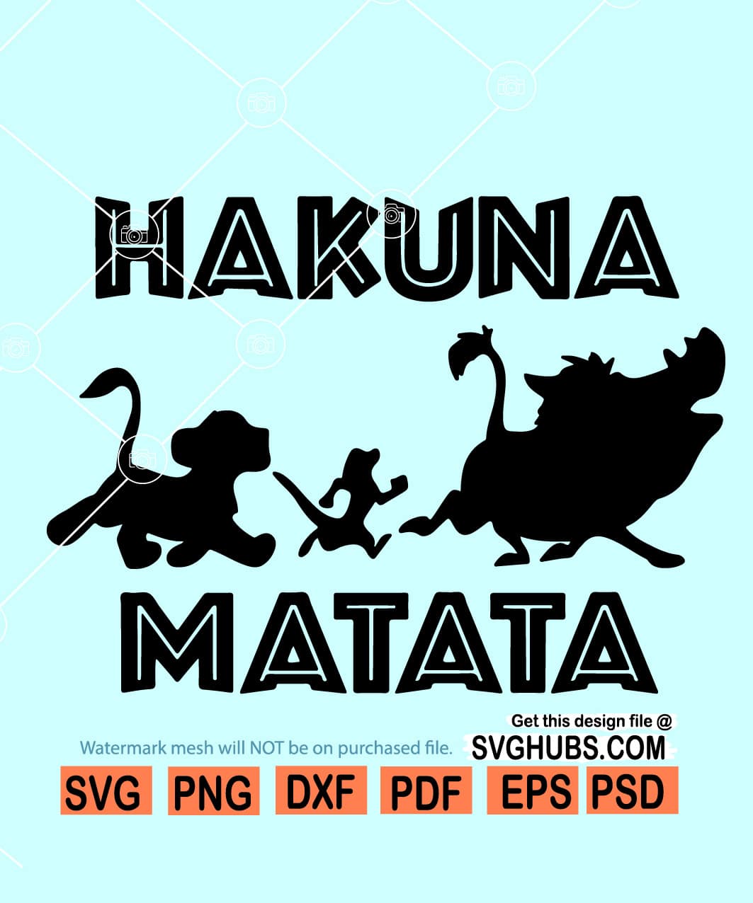 Hakuna matata SVG, Disney Lion King svg, Hakuna Matata png, Simba svg ...