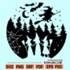 Halloween witches SVG