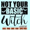 Not your basic witch SVG