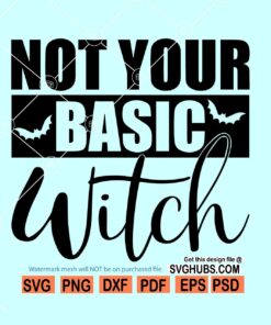 Not your basic witch SVG