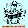 On Wednesdays we wear black svg, Disney Villains svg, Ursula svg file, Maleficent svg, Evil queen svg, Squad Goals Svg, Disney Halloween Svg