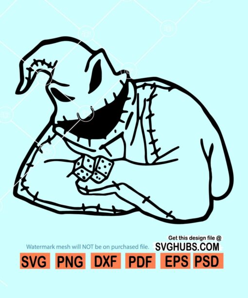 Oogie Boogie SVG, Nightmare SVG, Nightmare Before Christmas SVG, Oogie Boogie Man SVG