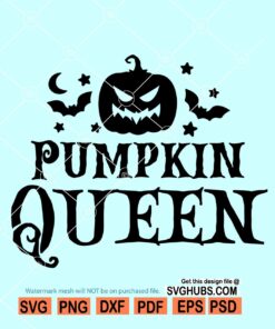 Pumpkin Queen Svg