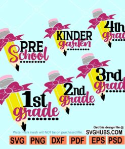 School grades svg bundle, back to school grades svg, school grades svg bundle