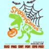 SpookySaurus SVG, Spooky Saurus Rex Svg, Halloween Svg files, Dinosaur Pumkin Svg