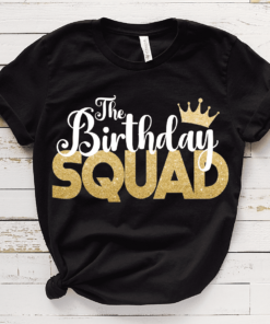 The Birthday Squad Svg, Birthday Svg, Birthday squad svg, Birthday party svg, Birthday Saying Svg, Birthday Cut File, Birthday Shirt Svg