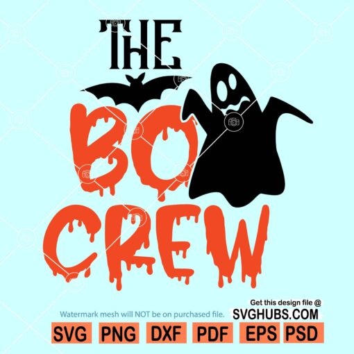 Boo Crew Svg, Kids Halloween Svg, Trick or Treat Svg, Boo Squad svg, Boy Girl Shirt Svg