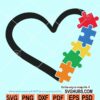 Autism heart SVG