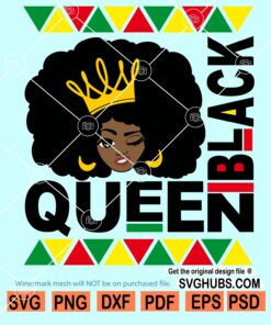 Black queen svg