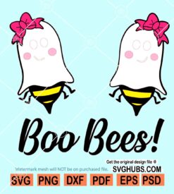 Boo bees breast cancer svg
