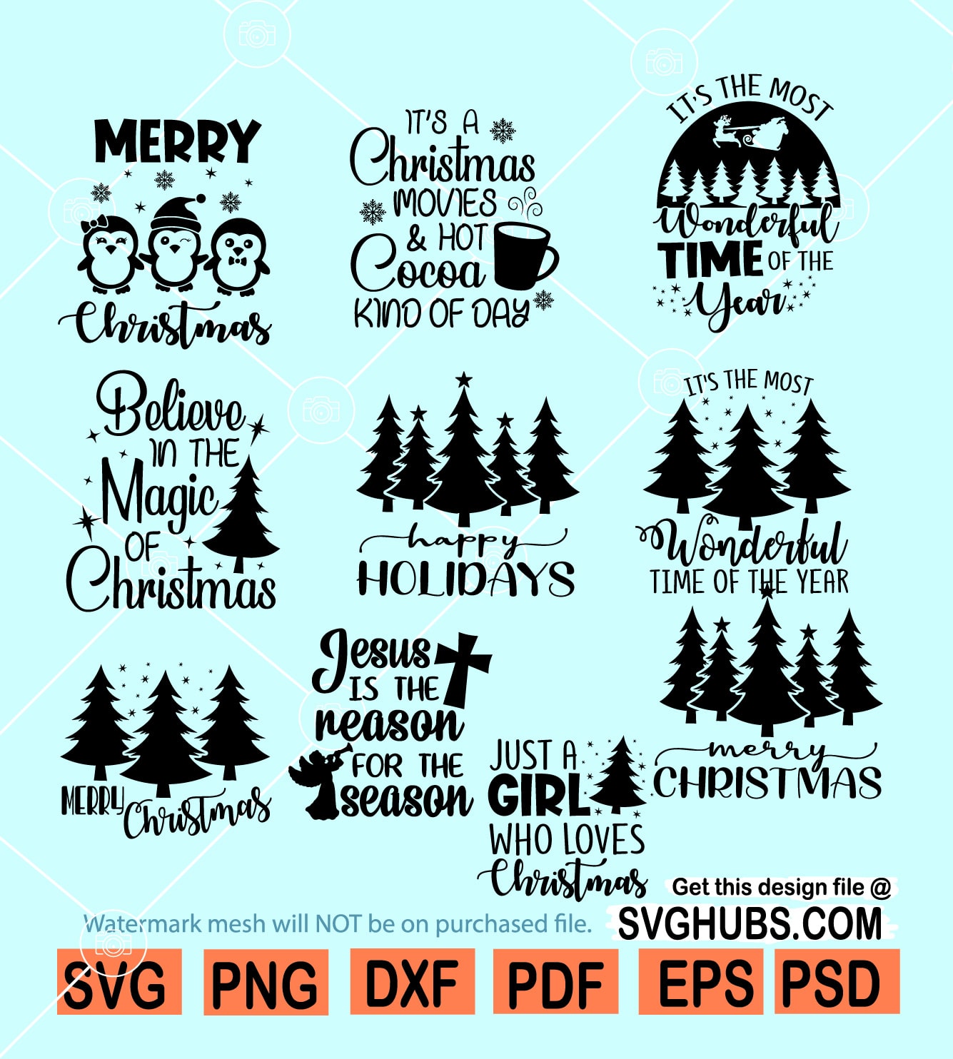 Christmas SVG bundle