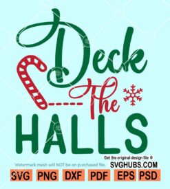 Deck the Halls SVG