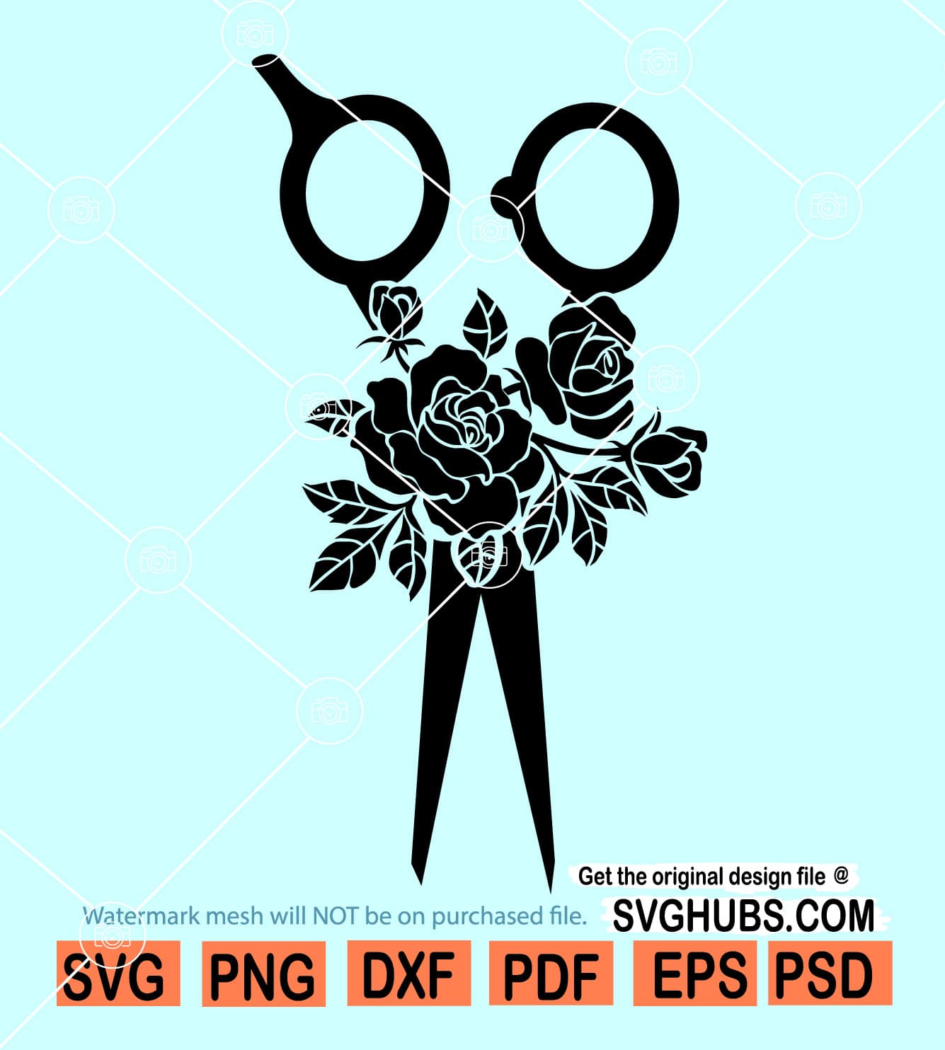 Scissors SVG | Hair Salon Accessories Graphic by CRStocker · Creative  Fabrica