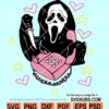 Ghostface Calling Svg