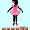 Girl ballerina SVG