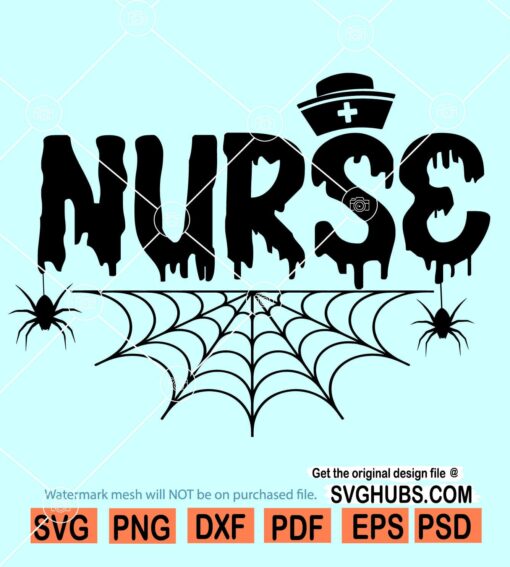 Halloween nurse SVG