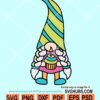 Happy Birthday Gnome SVG, Birthday gnome SVG, Gnome with Birthday Cap SVG, Happy Birthday Svg
